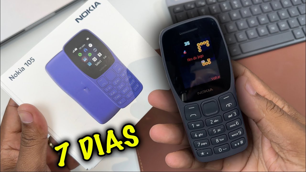 Tijolão de 2024! 7 DIAS DEPOIS COM O NOKIA 105 DE R$130,00