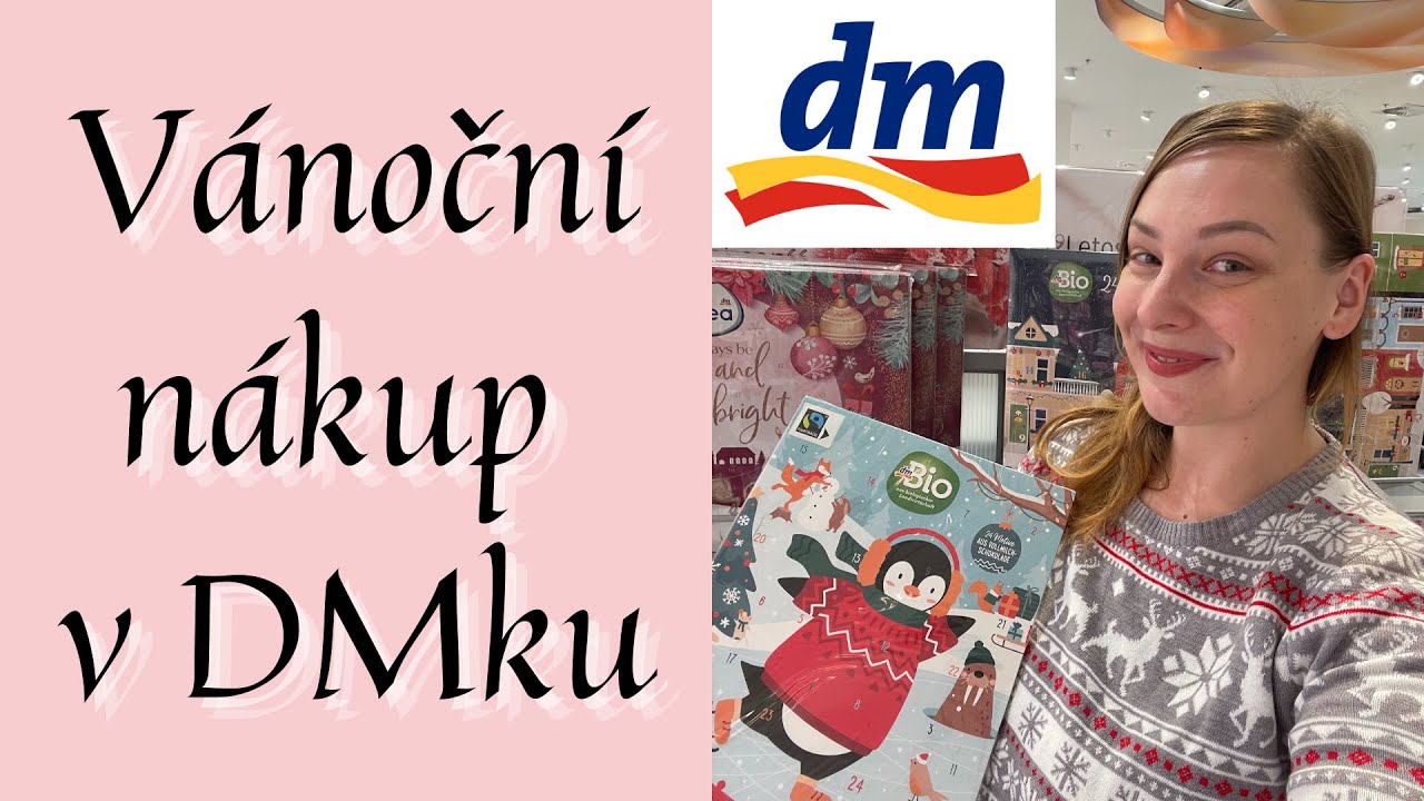 Pojďte se mnou NAKUPOVAT! Vánoční zboží a adventní kalendáře z DM drogerie
