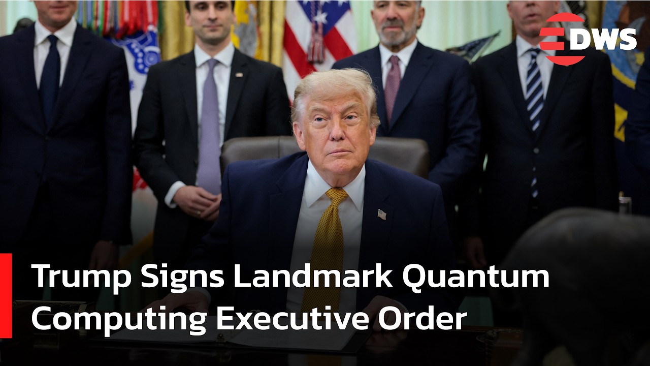 WATCH: U.S. President Trump Signs Landmark Quantum Computing Executive Order in Oval Office | AC15