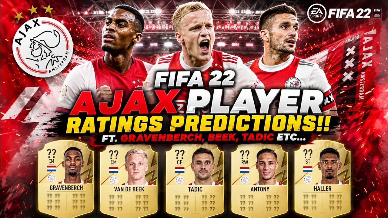 FIFA 22 | AJAX PLAYER RATINGS PREDICTIONS!! FT. GRAVENBERCH, BEEK, TADIC ETC... (FIFA 22)
