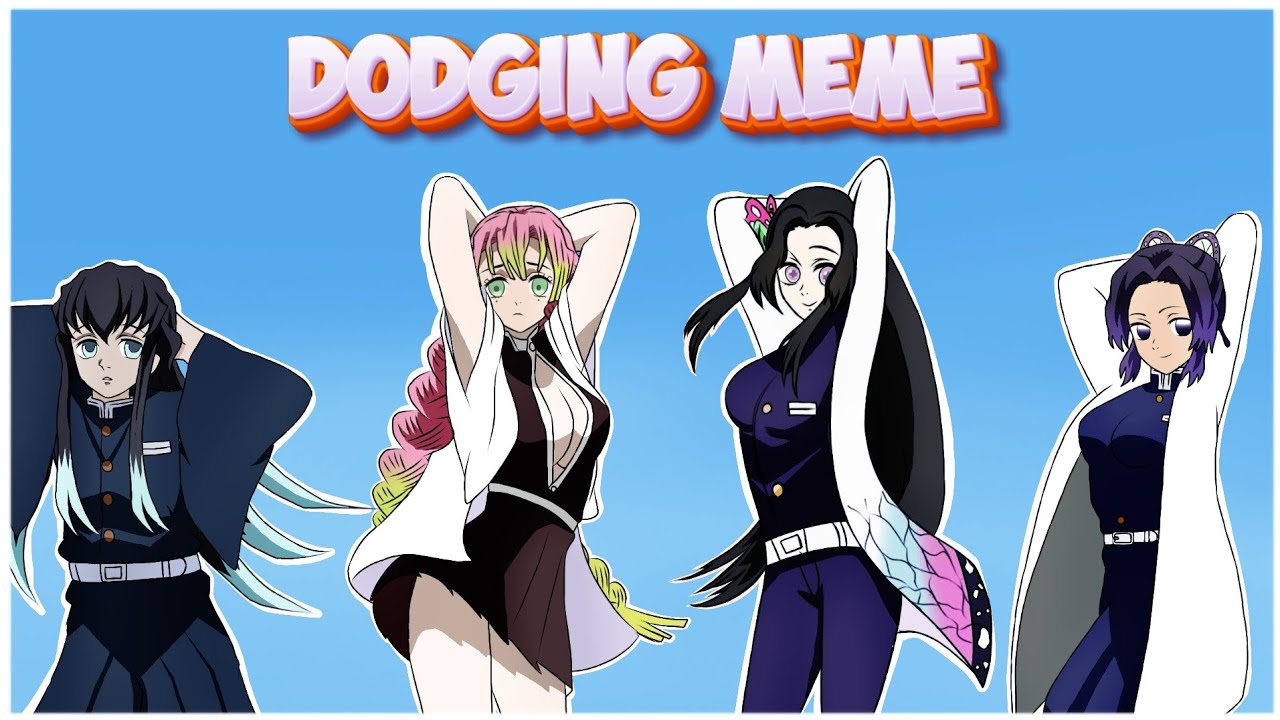 Demon slayer zero two dodging meme| complete Hashira Edition 💥