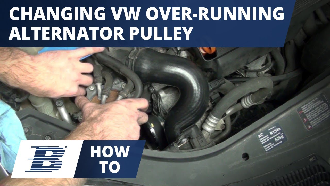 How To Change or Replace the VW Over-Running Alternator Pulley