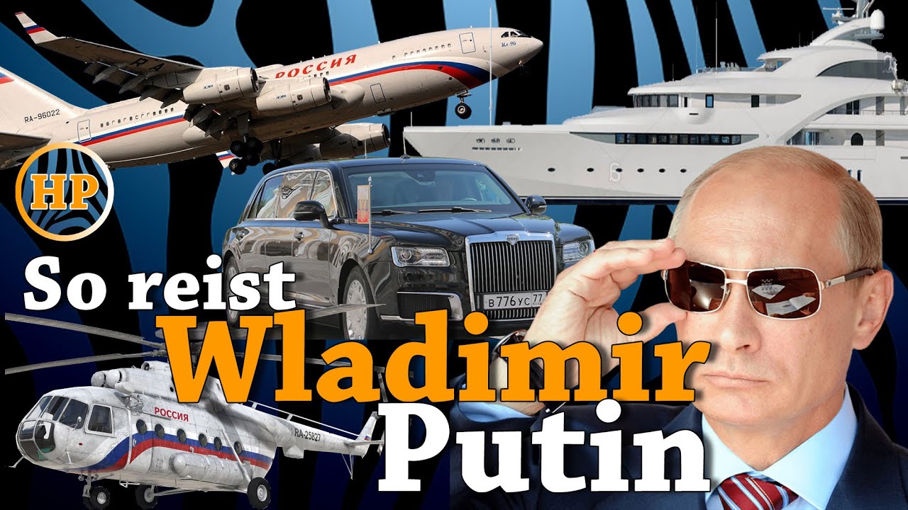 Putin on Tour -  So elegant reist Wladimir Putin