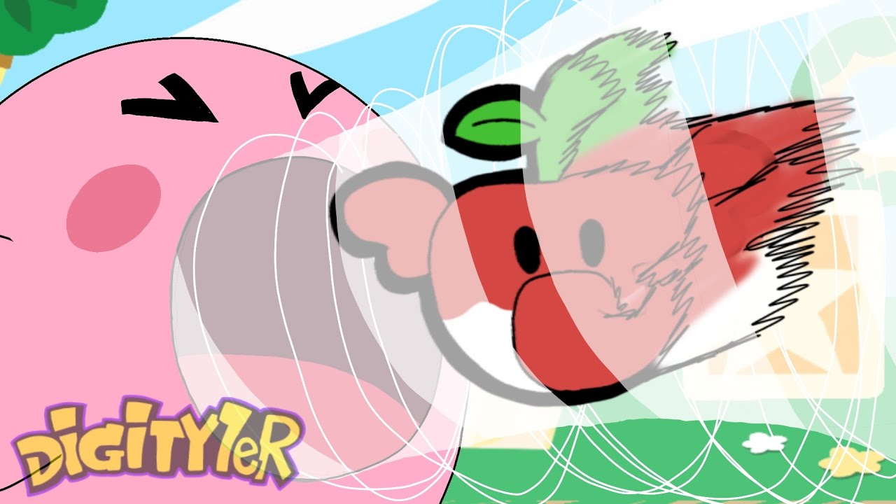 Kirby inhales the Elephant fruit