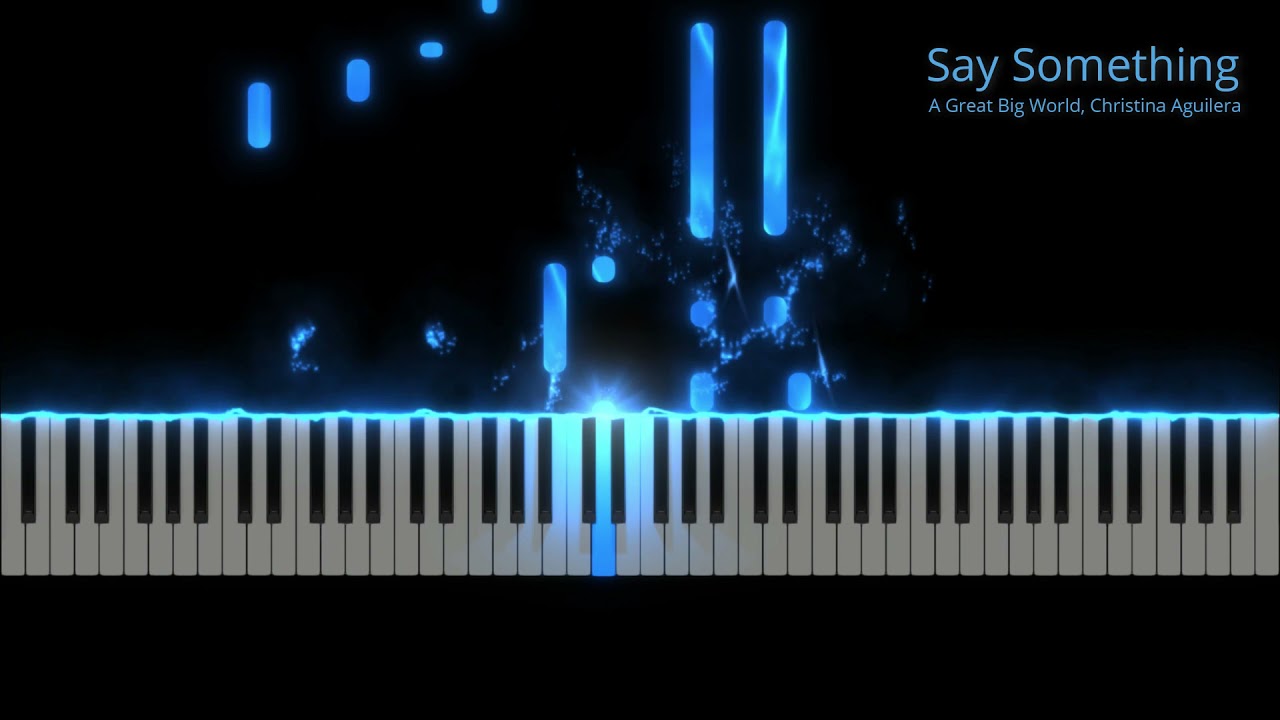Say Something (I'm Giving Up On You) (Piano Tutorial)