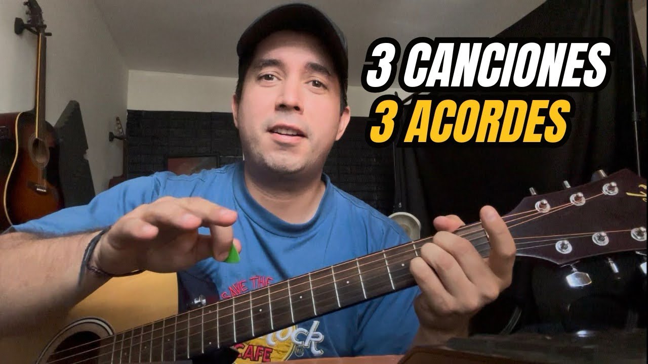 3 canciones FÁCILES con solo 3 acordes