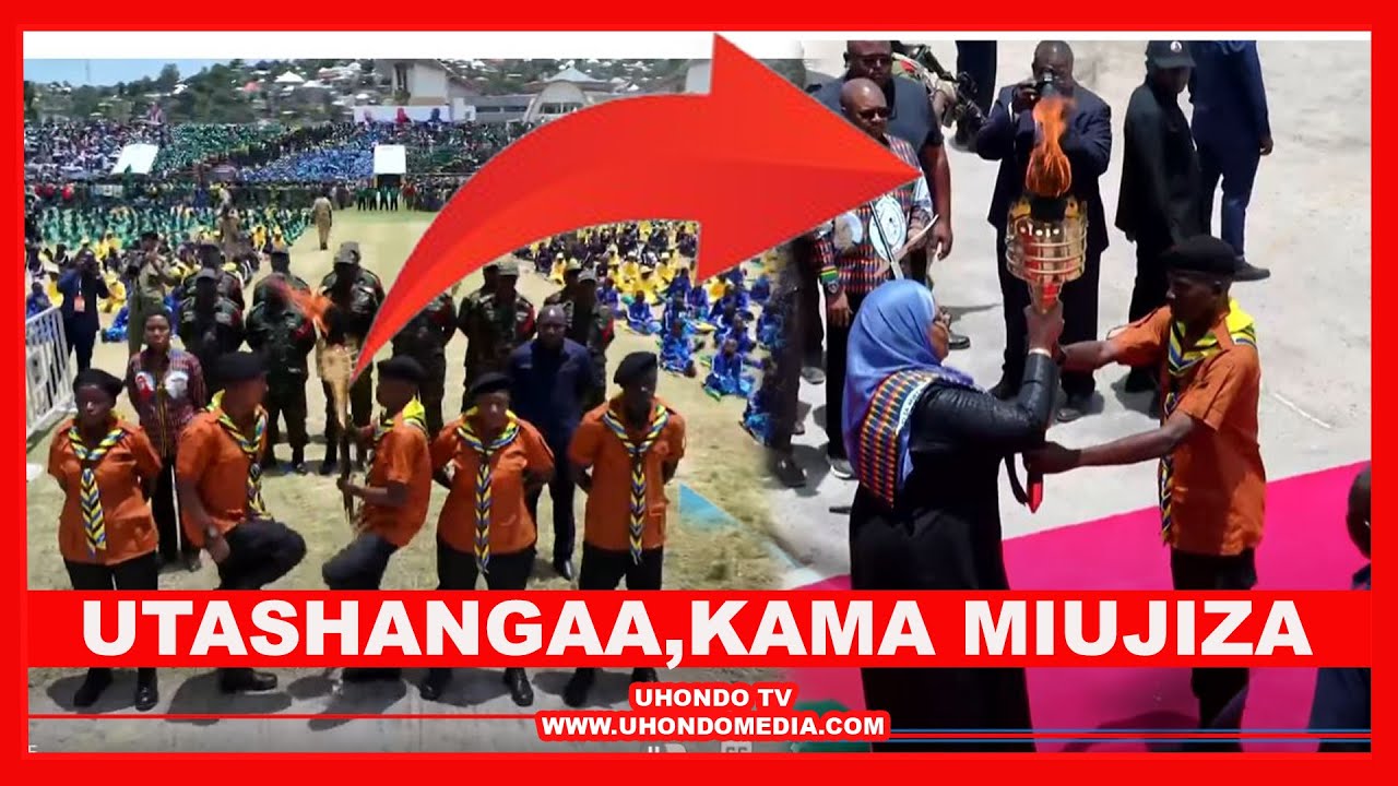 DU.....! WALICHOKIFANYA WAKIMBIZA MWENGE WA UHURU MBELE YA RAIS SAMIA LEO MWANZA