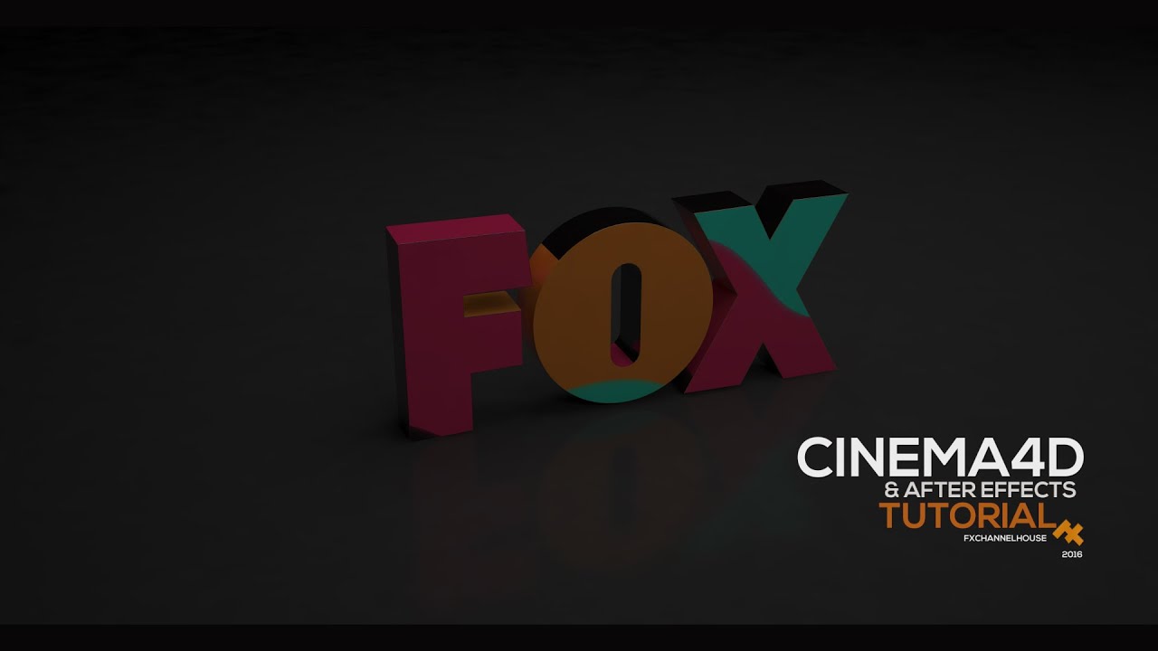 #C4D, #vray,Cinema4d and after effects tutorial (colorfull cascade animation) with Vray for C4D