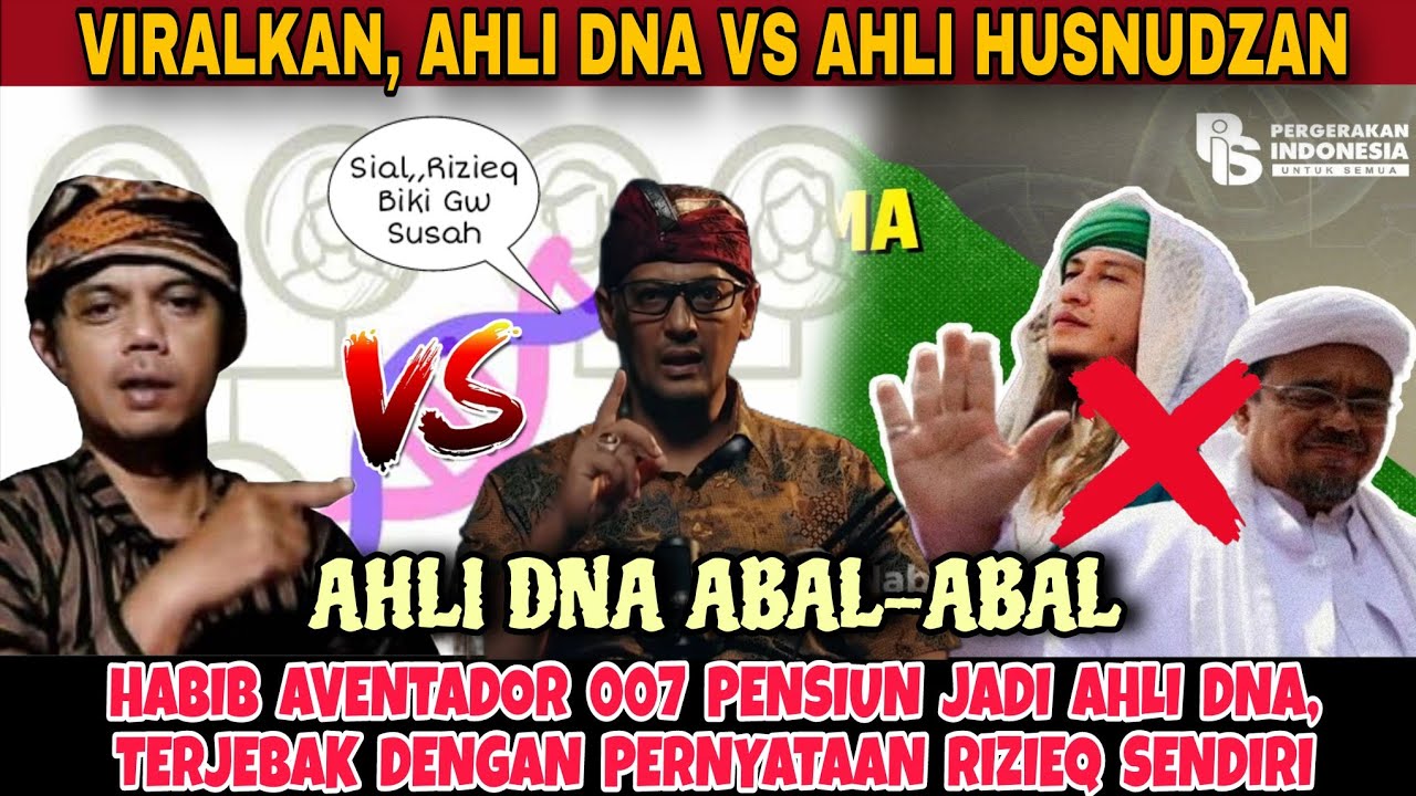 DEBAT TERBARU...Ternyata Cuman Segini Kemampuan Ahli DNA Andalan Rijiek Dkk!