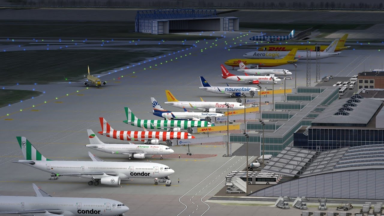 Busy Gameplay at LEIPZIG Airport || Plane Spotting || World of Airports