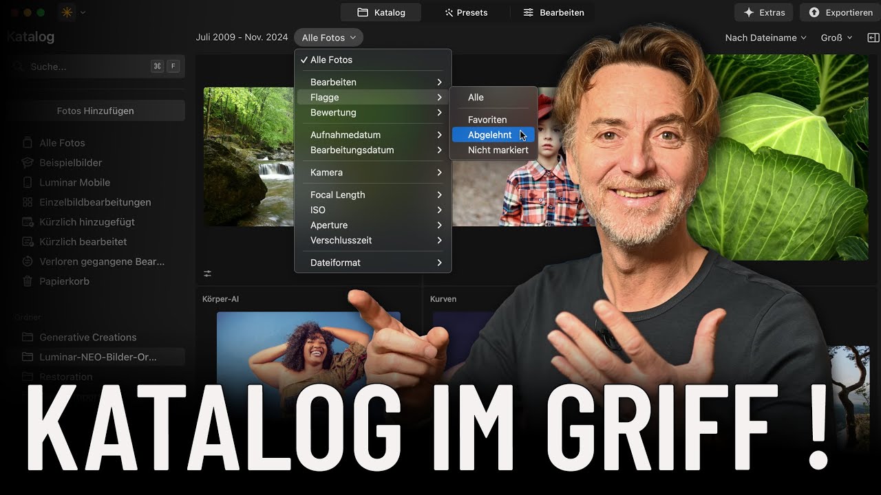 Luminar NEO ✱ Katalog im Griff!  ✱ Wie es wirklich geht