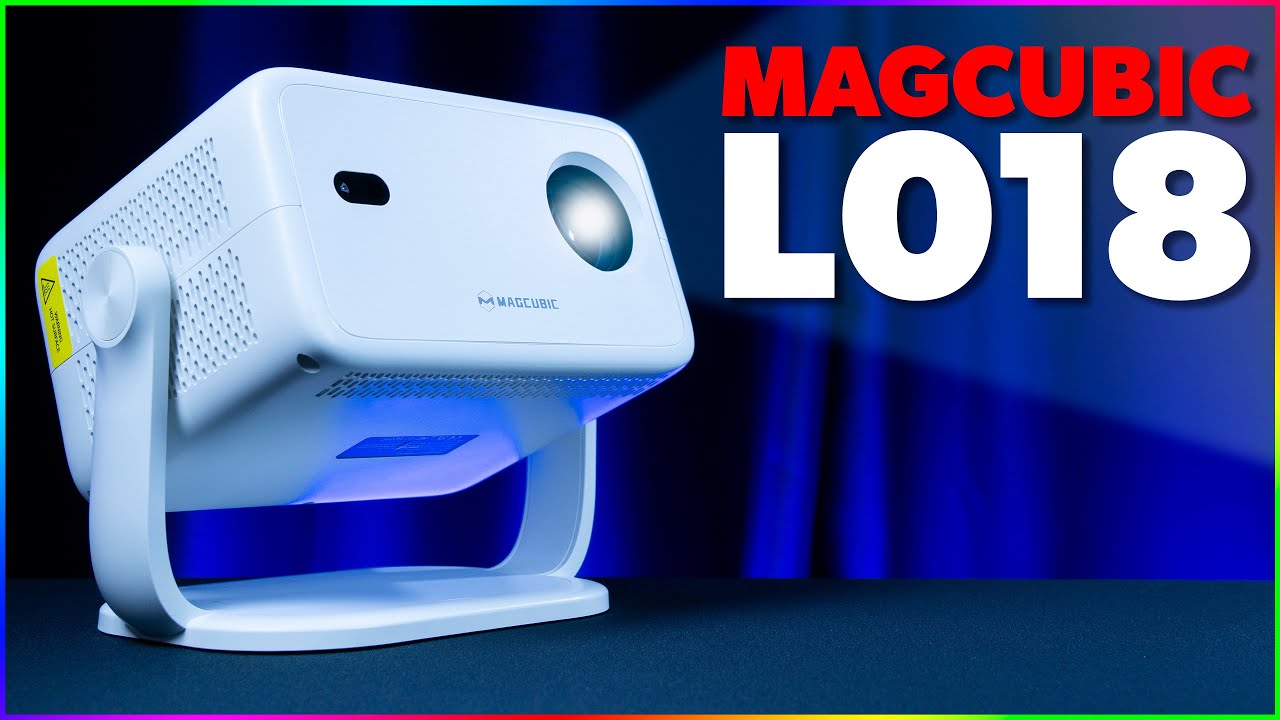 PROJETOR MAGCUBIC L018 FULL HD, 650 ANSI, FOCO AUTOMÁTICO E BARATO!!!