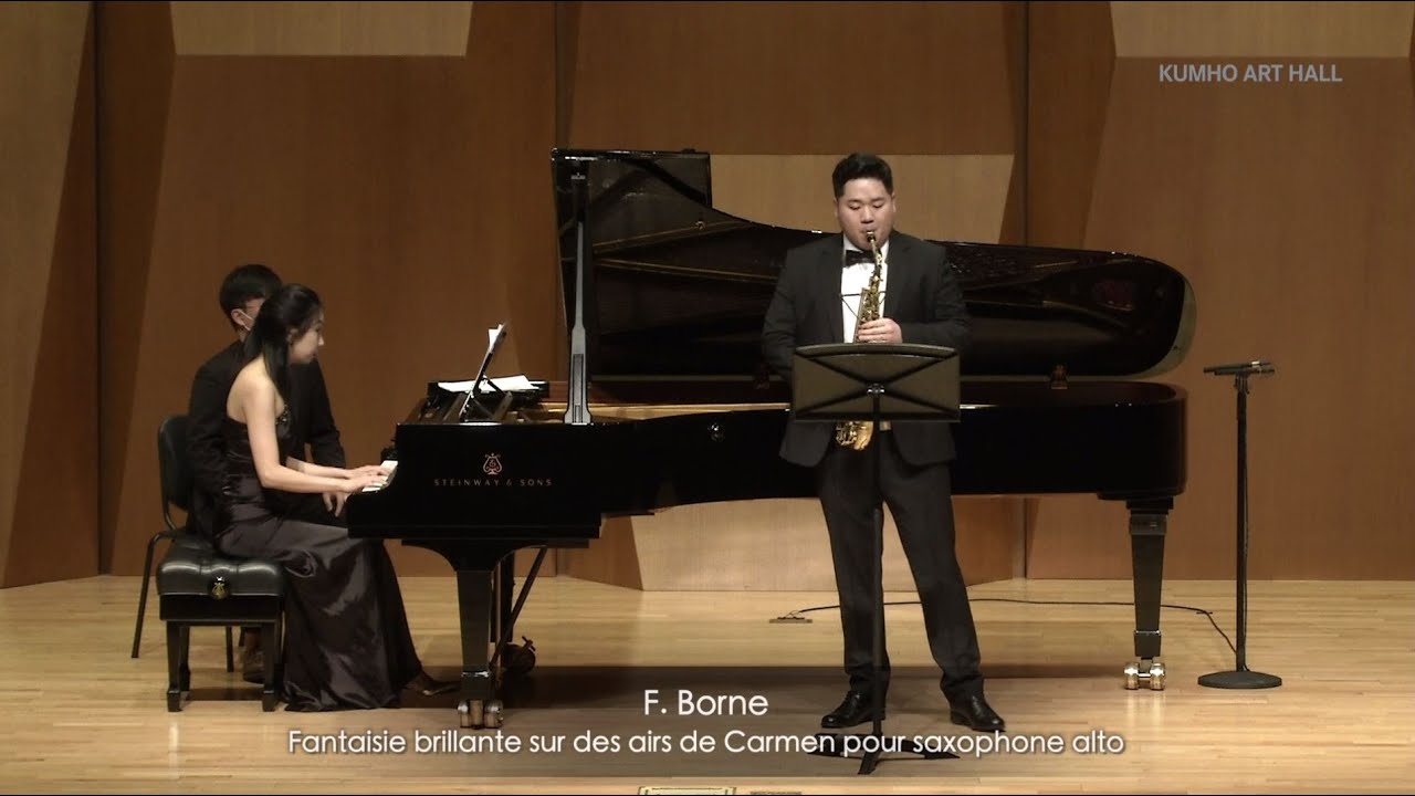 F.  Borne -Fantaisie brillante sur des airs de Carmen pour saxophone alto / pf.Junwoo Lee(이준우)