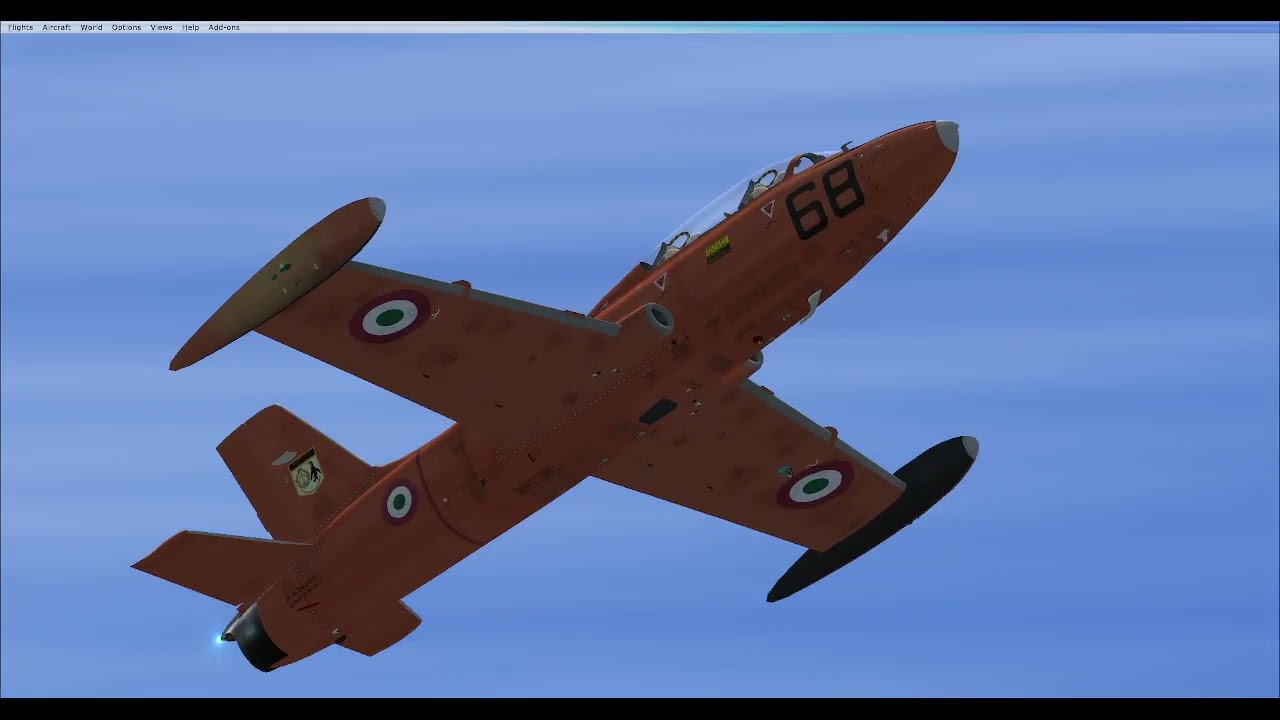 FSX: Aermacchi MB-326 Takeoff From Scott AFB