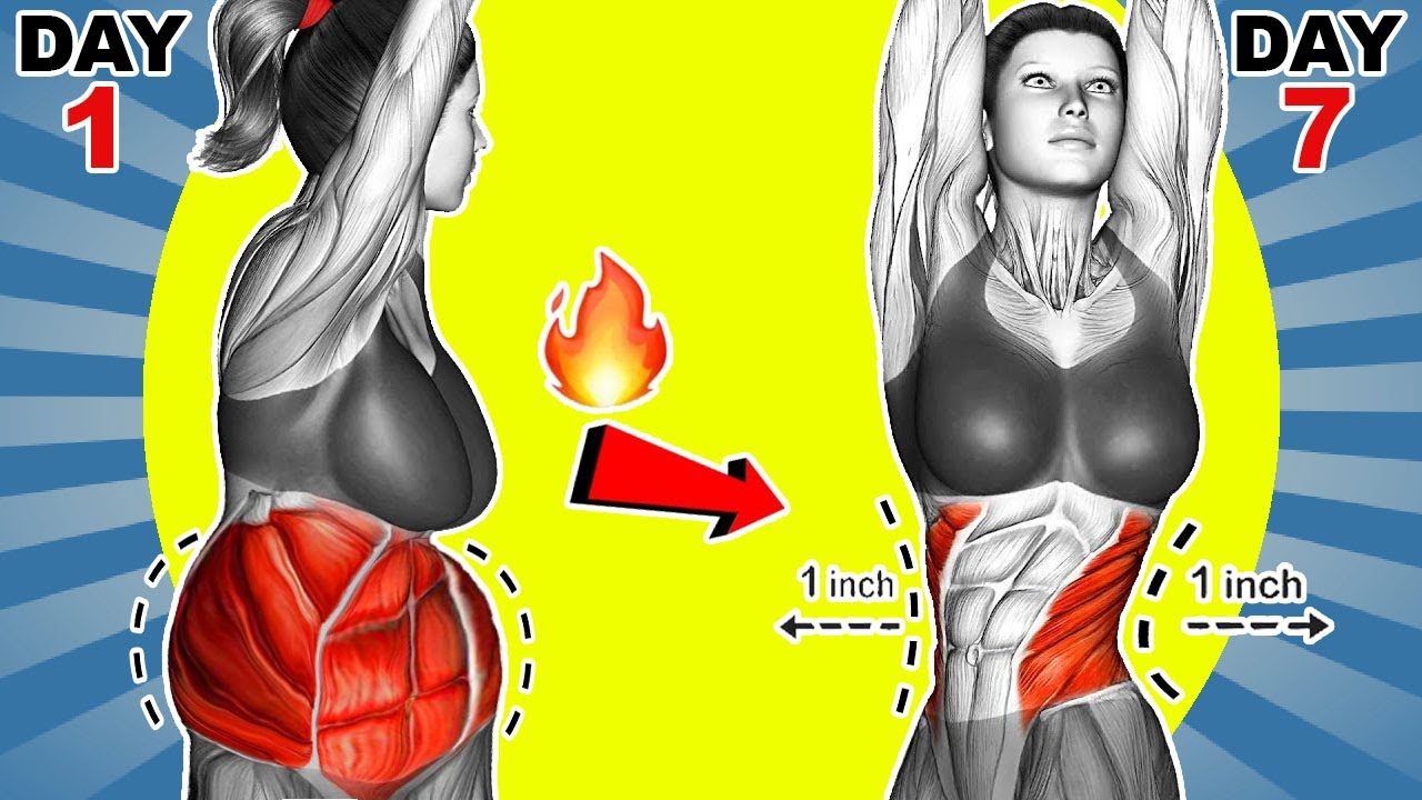 🔥20-Min Standing Workout To Burn Side Fat & Get Slim Waist ➜Do This Daily To Lose Weight For Women