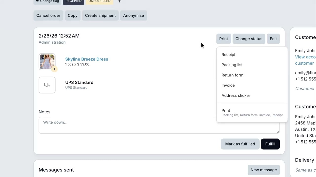01. Viewing and Managing Orders