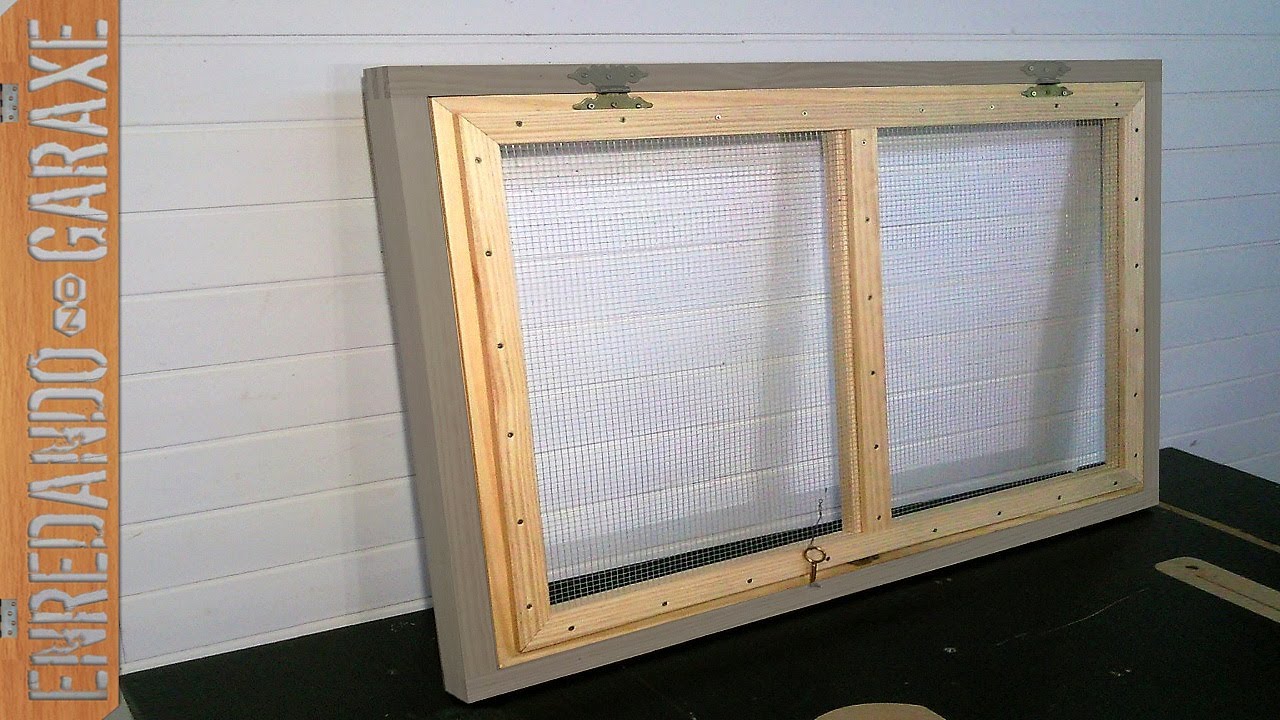 Cómo hacer una ventana con malla de ventilación