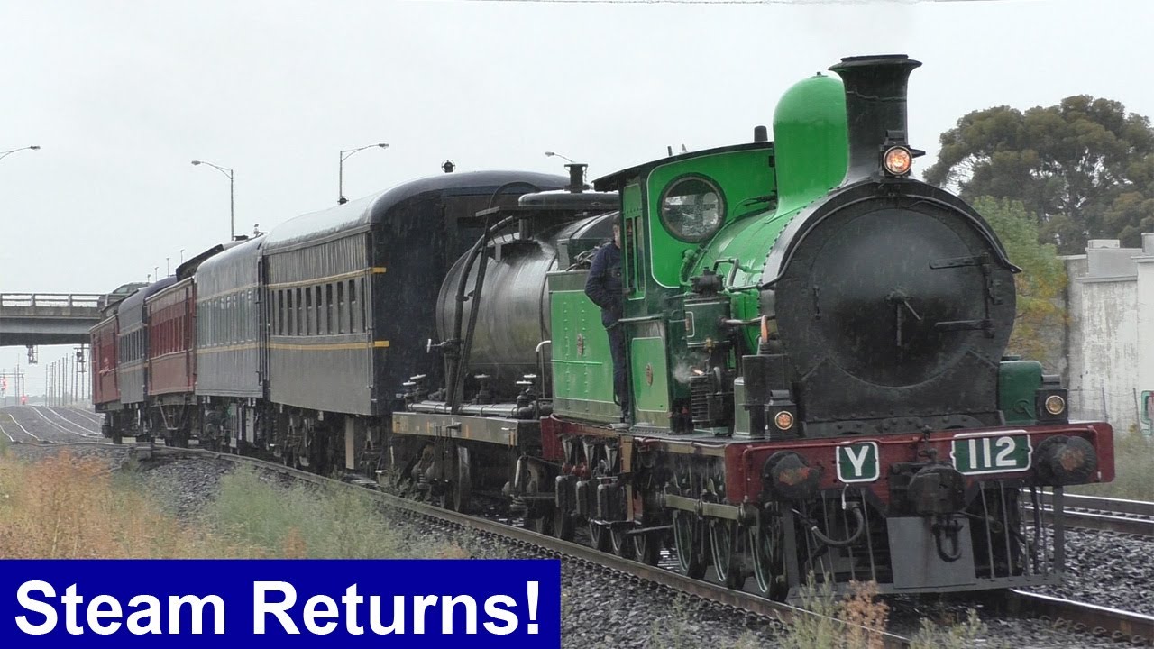 Mainline Steam Returns to Victoria! Steamrail's Y Not Try Again tour with Y112