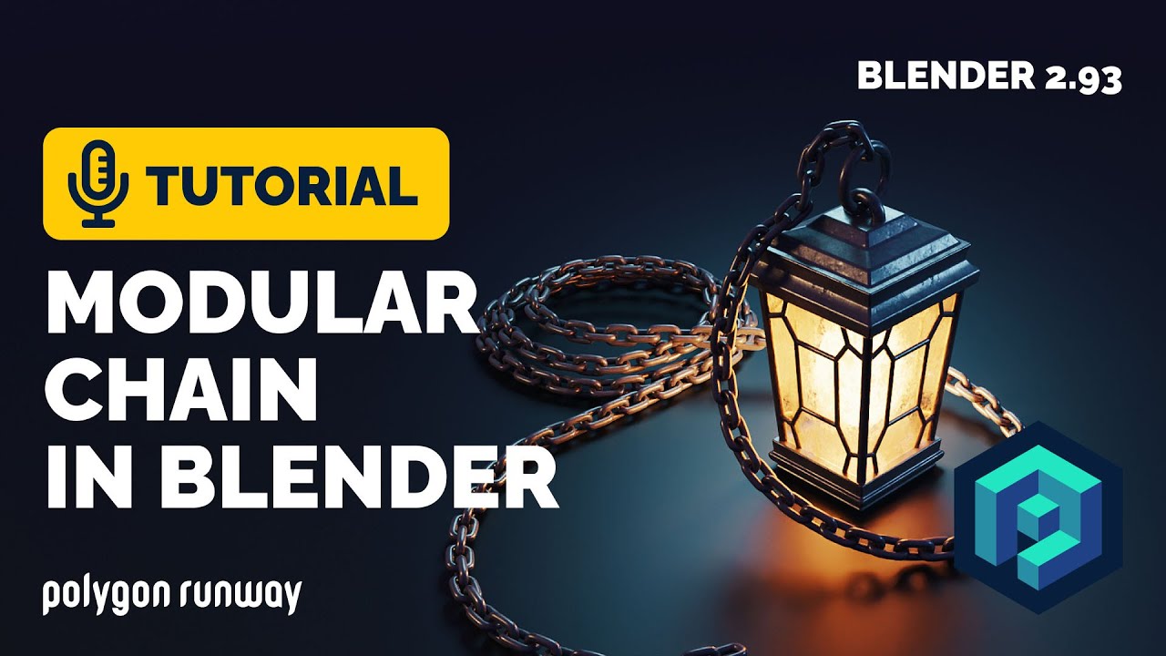 Modular Chain Tutorial in Blender 2.93 | Polygon Runway