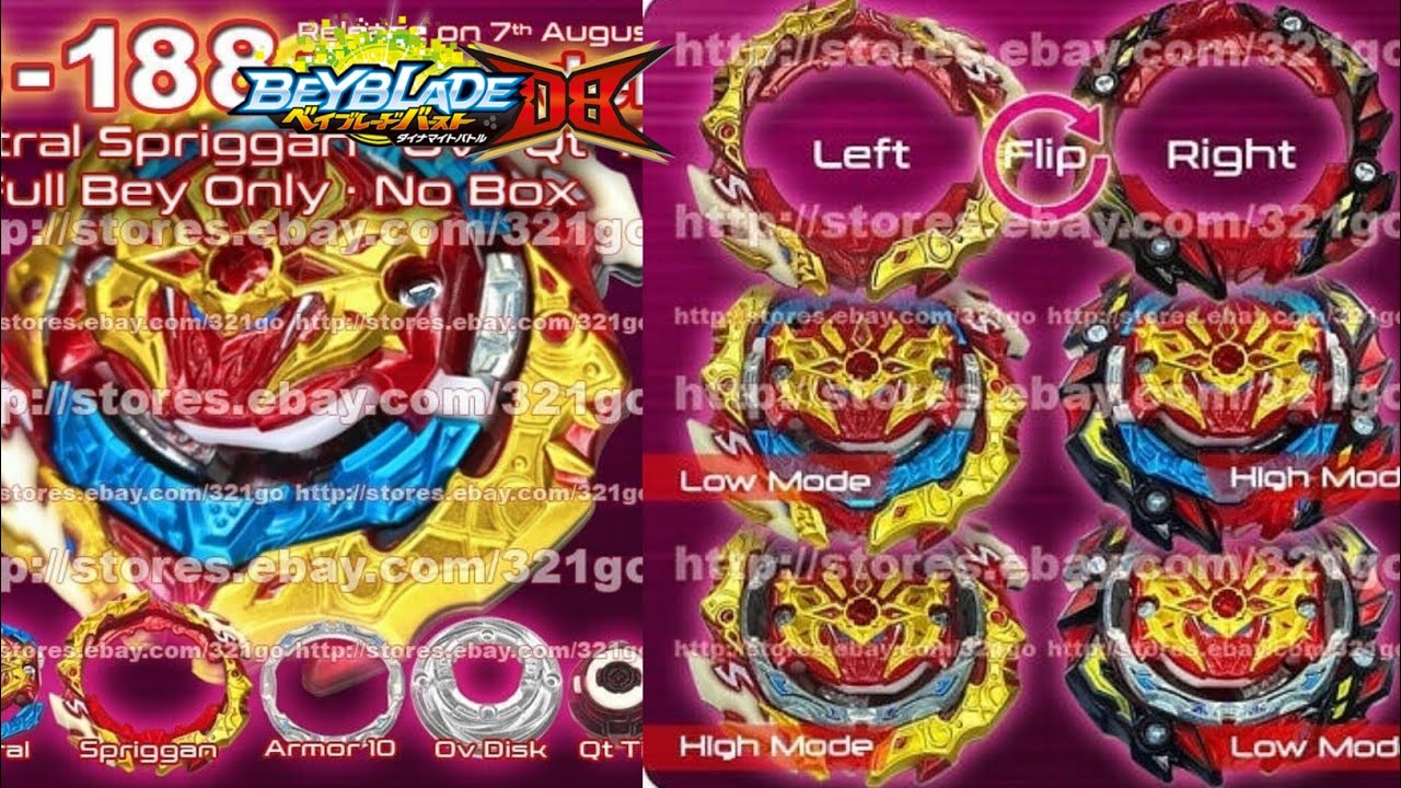 New! Astral Spriggan.Ov.Qt-10 [B-188] - Beyblade Burst Dynamite Battle