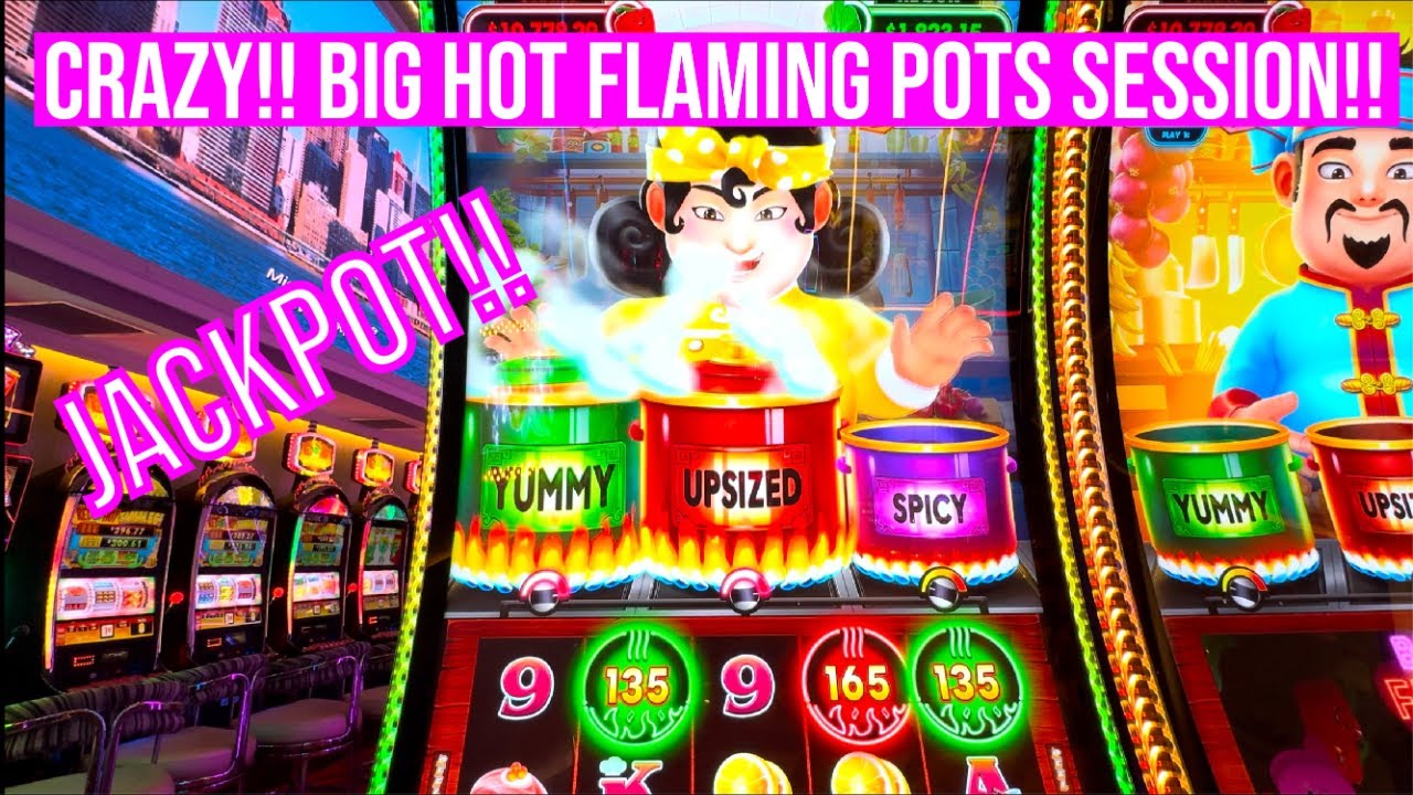 INSANE BIG HOT FLAMING POTS SLOT SESSION! JACKPOT!!!