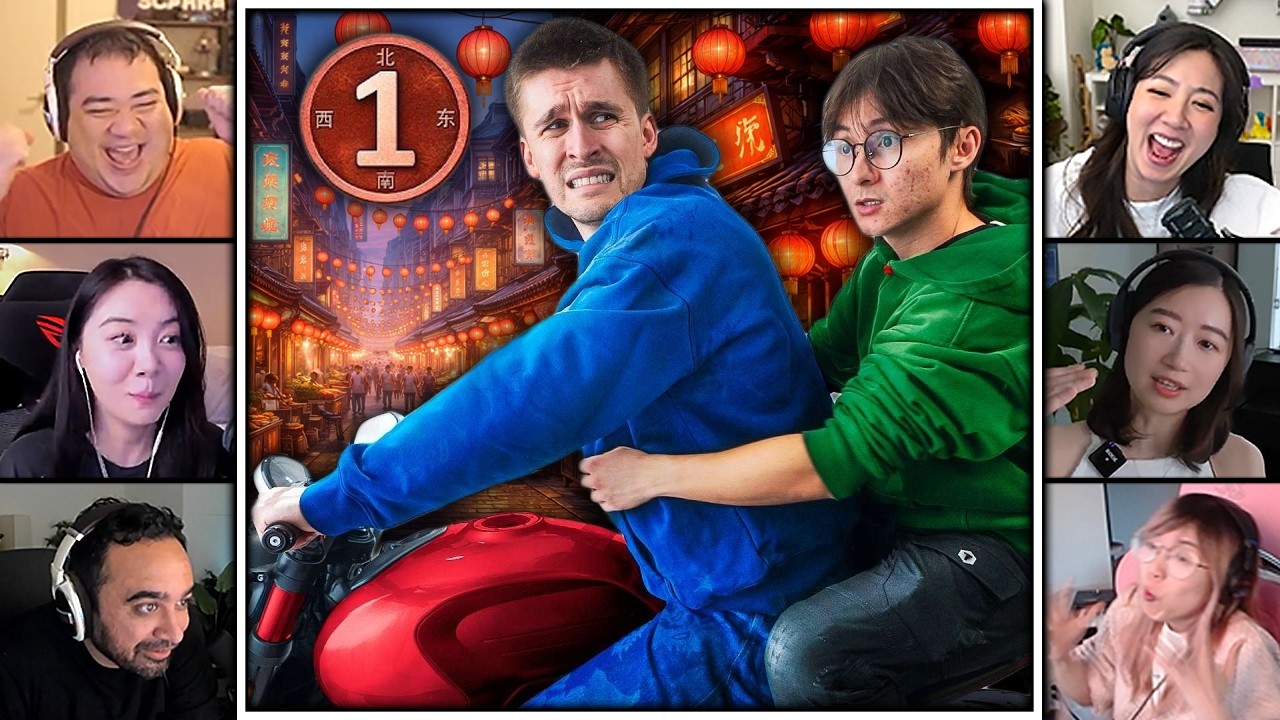 Streamers React to TIP 2 TIP China (Ludwig & Michael Reeves Day 1)