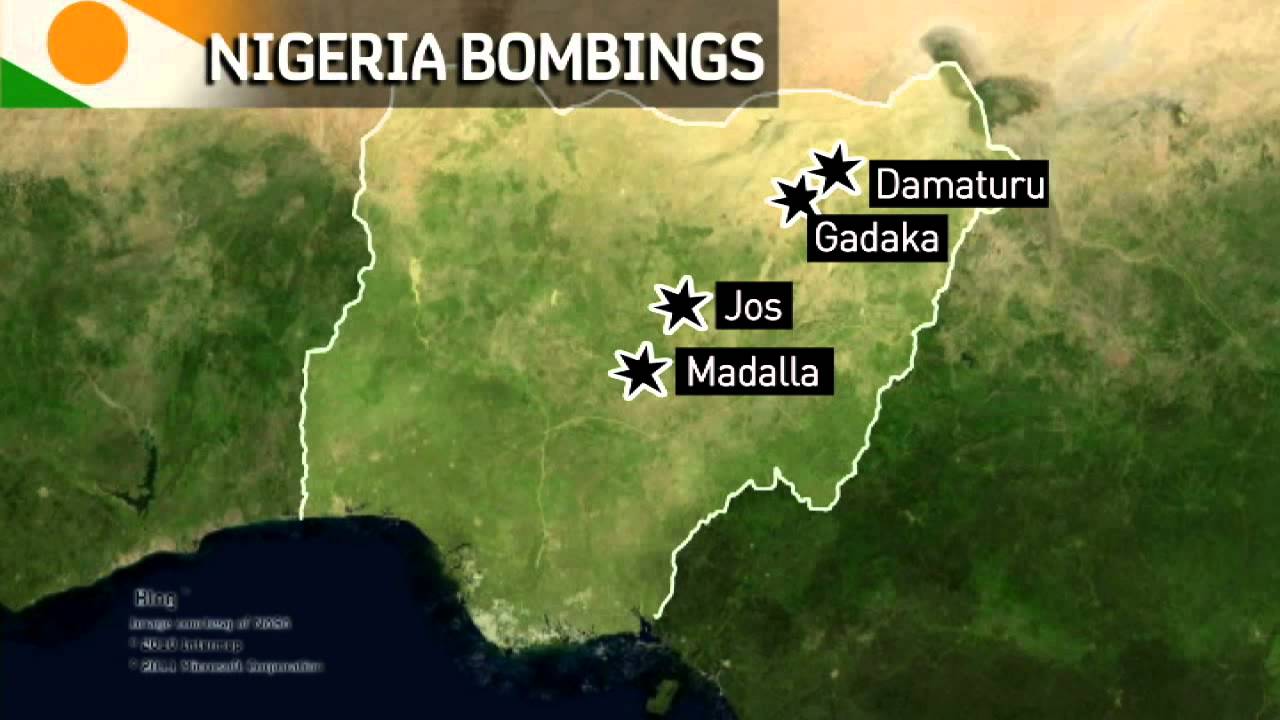 Bomb blasts rock Nigerian churches