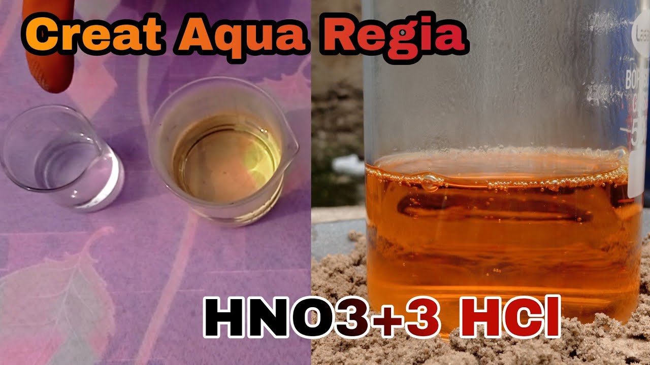 How To Make Aqua Regia | Alchemist Theory | HNO3+3 HCl