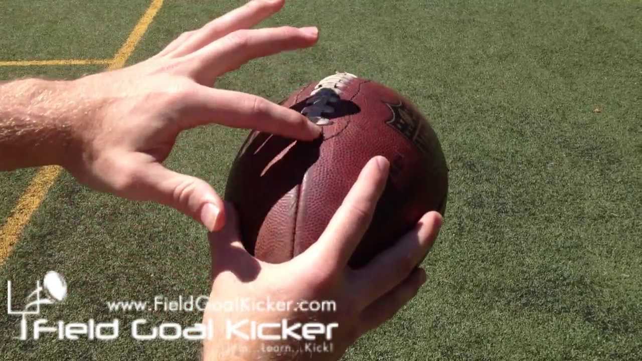 How To Hold A Football When Punting