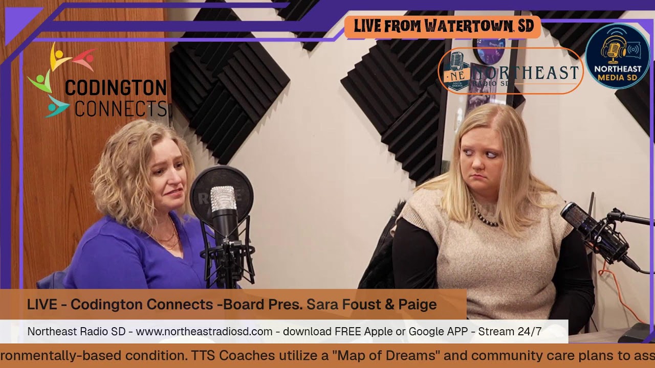 LIVE - Codington Connects -Board Pres. Sara Foust & Paige