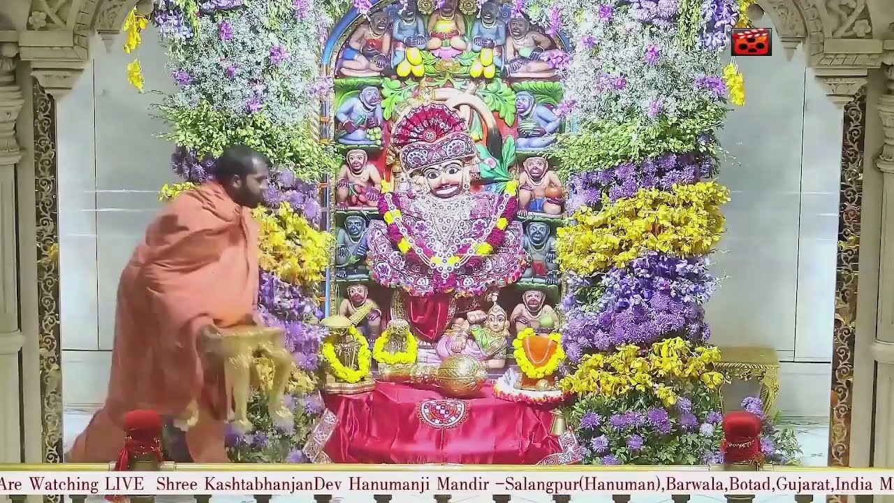 Aarti Darshan Salangpur Date 13 02 2025