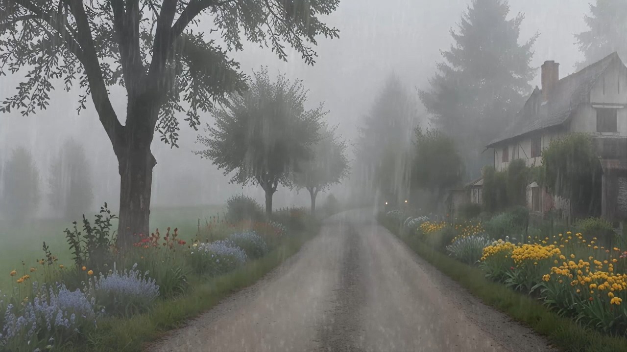 Relaxing Rainfall Ambience to Calm Your Thoughts and Sleep Well | Soft Rain Sounds