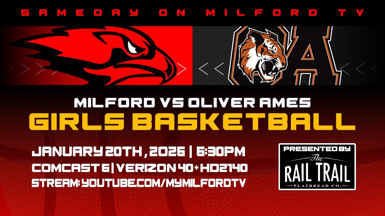 Milford Scarlet Hawks Basketball - January 20, 2026 vs Oliver Ames