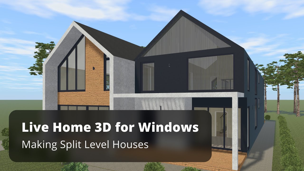 Making Split-Level Houses - Live Home 3D for Windows Tutorials
