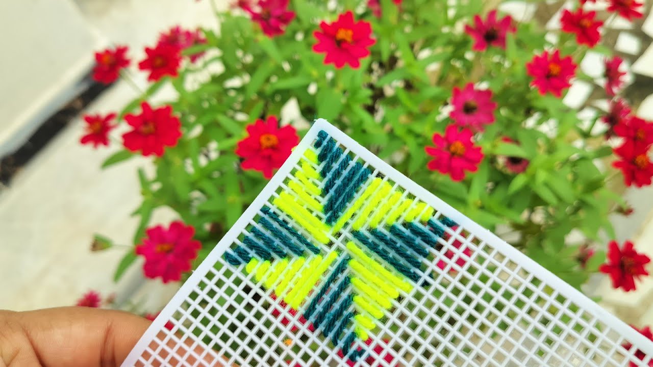 DIY Woolen Table Mat | Simple & Elegant Woolen Craft l Table Mat Making Step by Step l Wool art #18