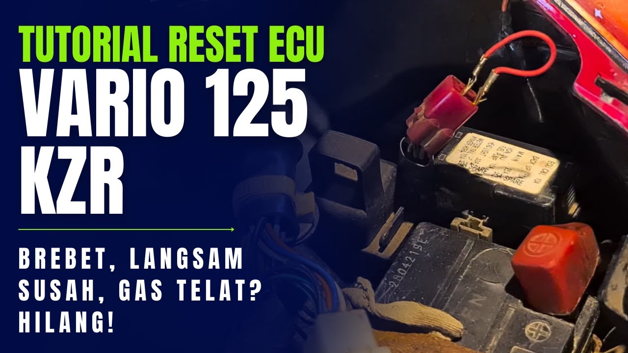 CARA RESET ECU VARIO 125 KZR | BREBET, SUSAH LANGSAM HILANG!