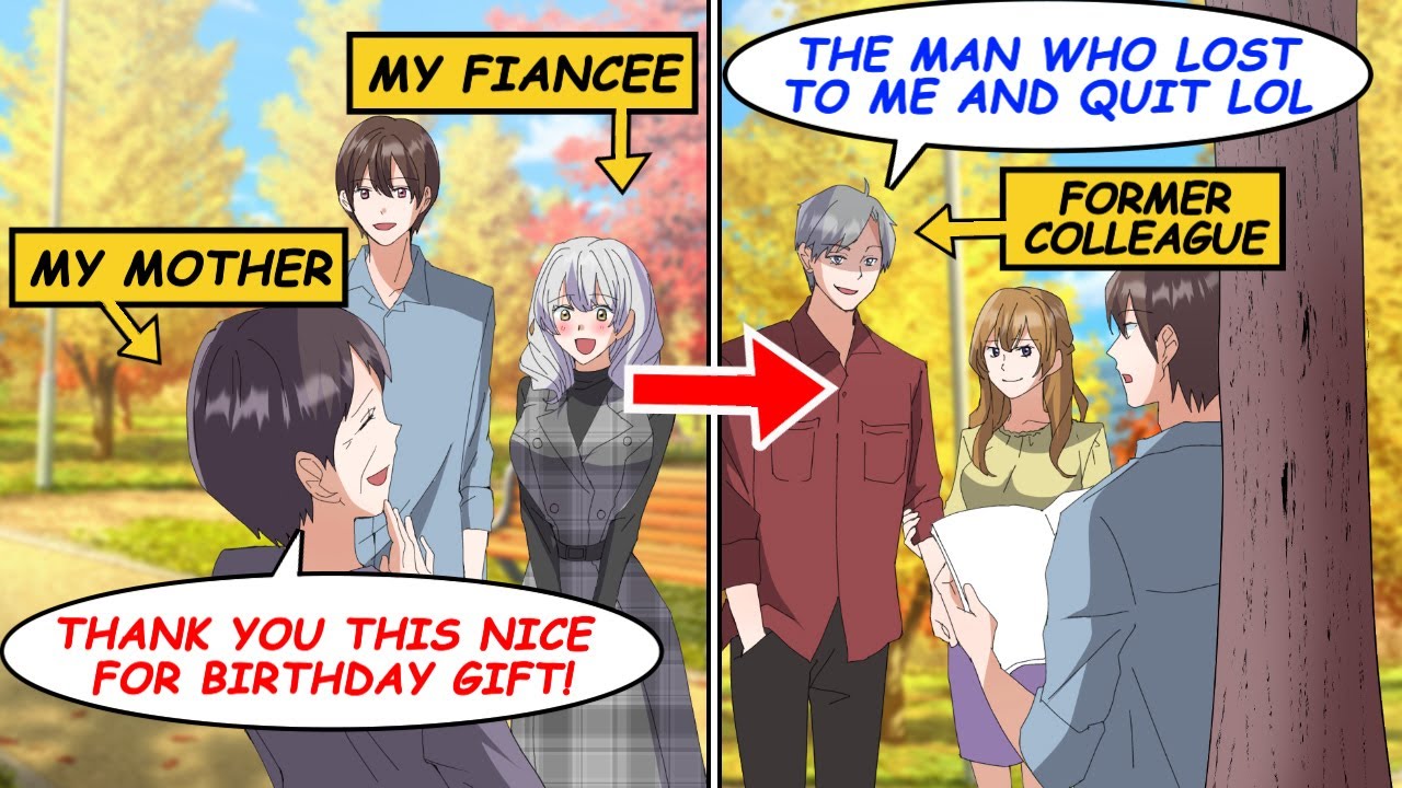 I took my fiancee on a trip for my mother's birthday. There, I ran into a former colleague… [Manga]