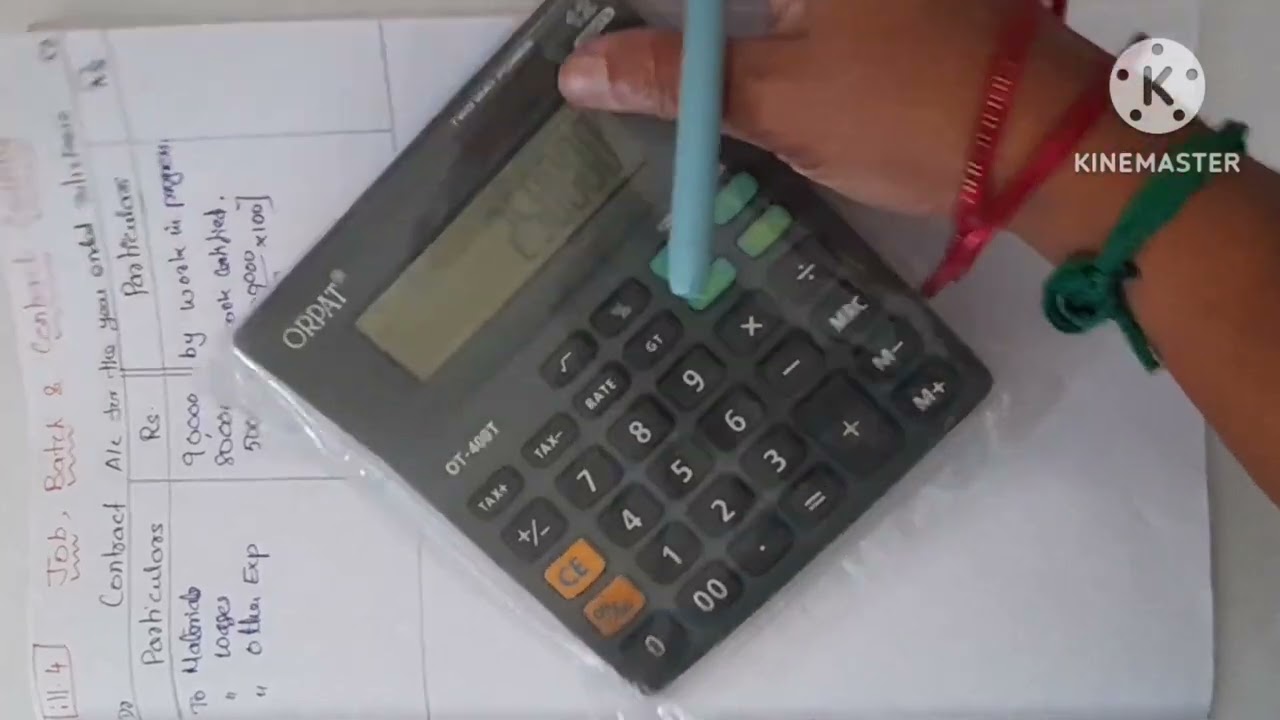 Job costing ex.4 part1/calculate of profit contract/ cost accounting academy 
