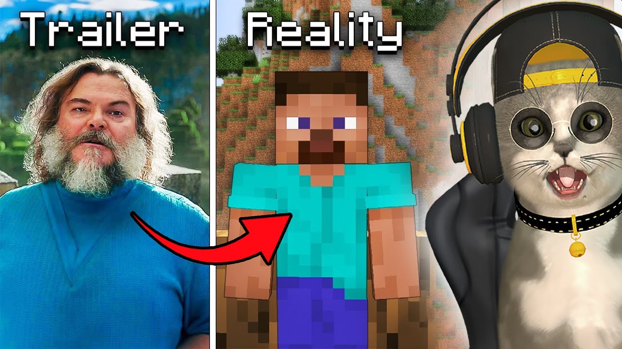 MINECRAFT FILM vs PRAVI MINECRAFT!!