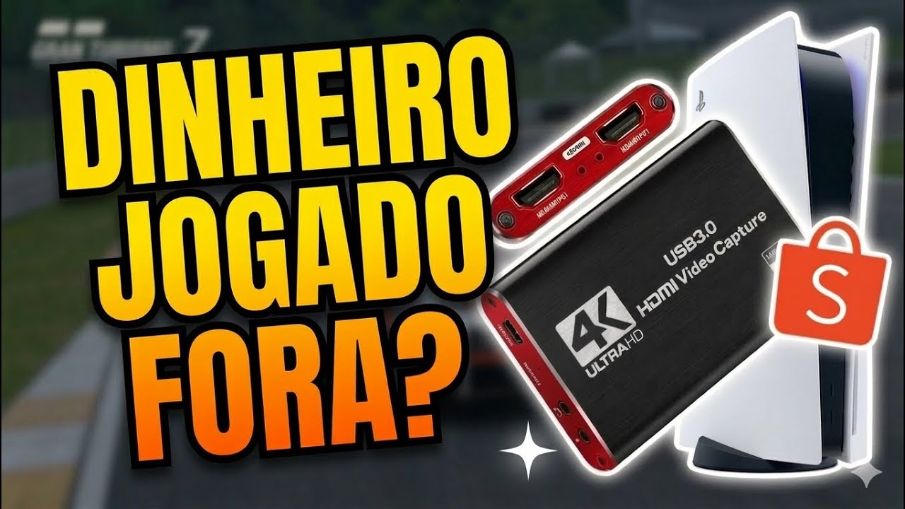 PLACA DE CAPTURA DE R$ 60 DA SHOPEE: Presta para PS5 e GTA 6? (Teste Real)