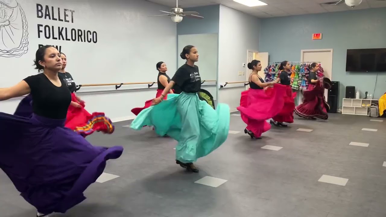 El Pilili - Sinaloa Mestizo - Ballet Folklorico DFW taller con Angie Glez