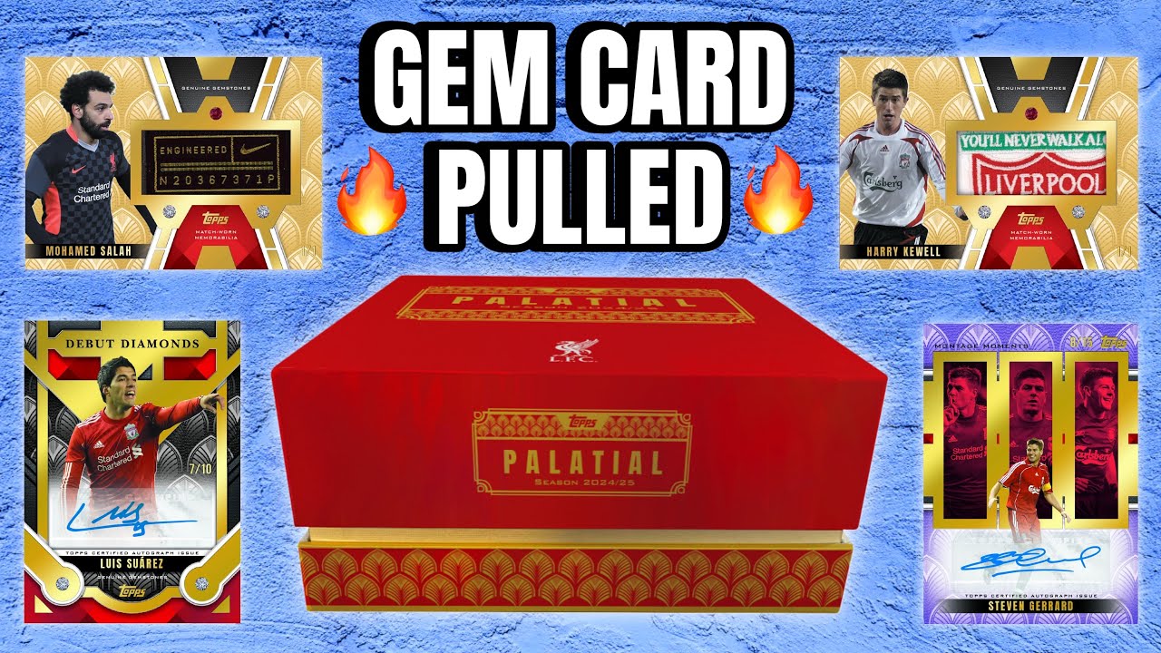 💎😍 I PULLED A GEM CARD! | $900 Liverpool High-end Topps Palatial Box!  🏆