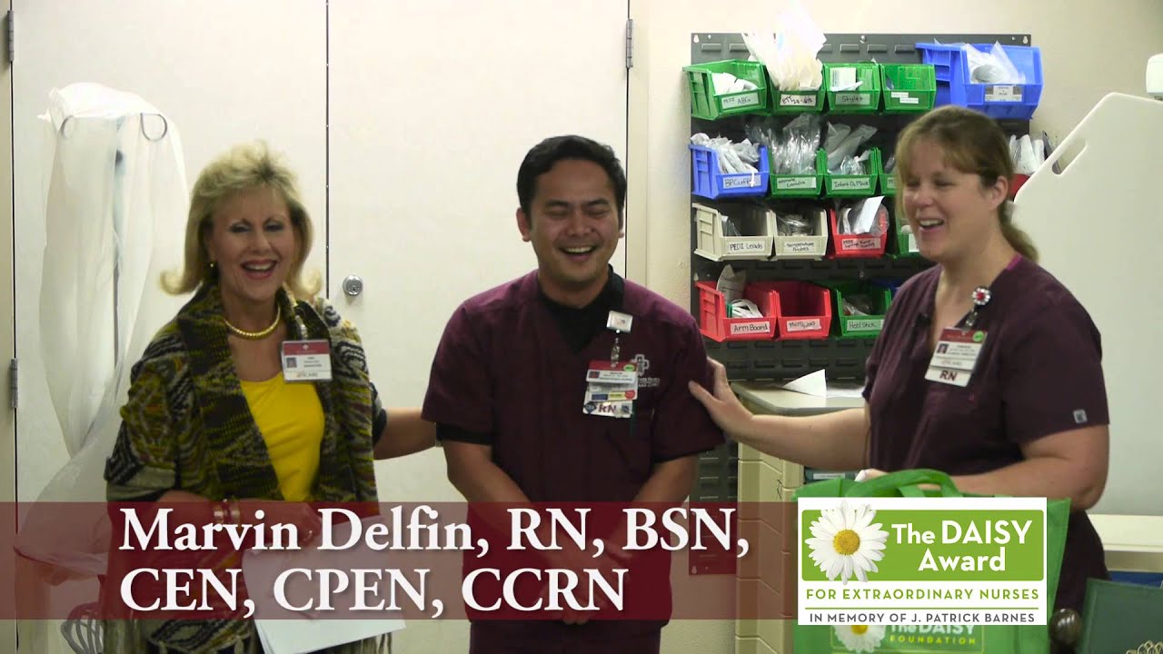 DAISY Award Presentation - Marvin Delfin, RN, BSN, CEN, CPEN, CCRN