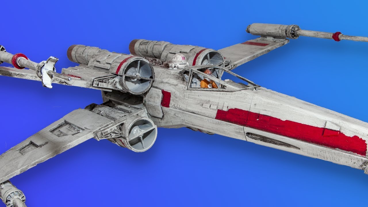 Star-Wars: X-Wing Model 3D Printed