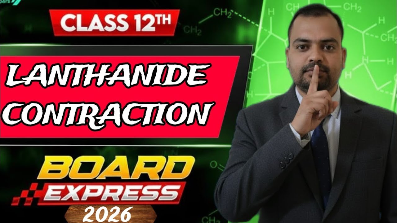 Lanthanoid contraction for NEET And board exam 💯%