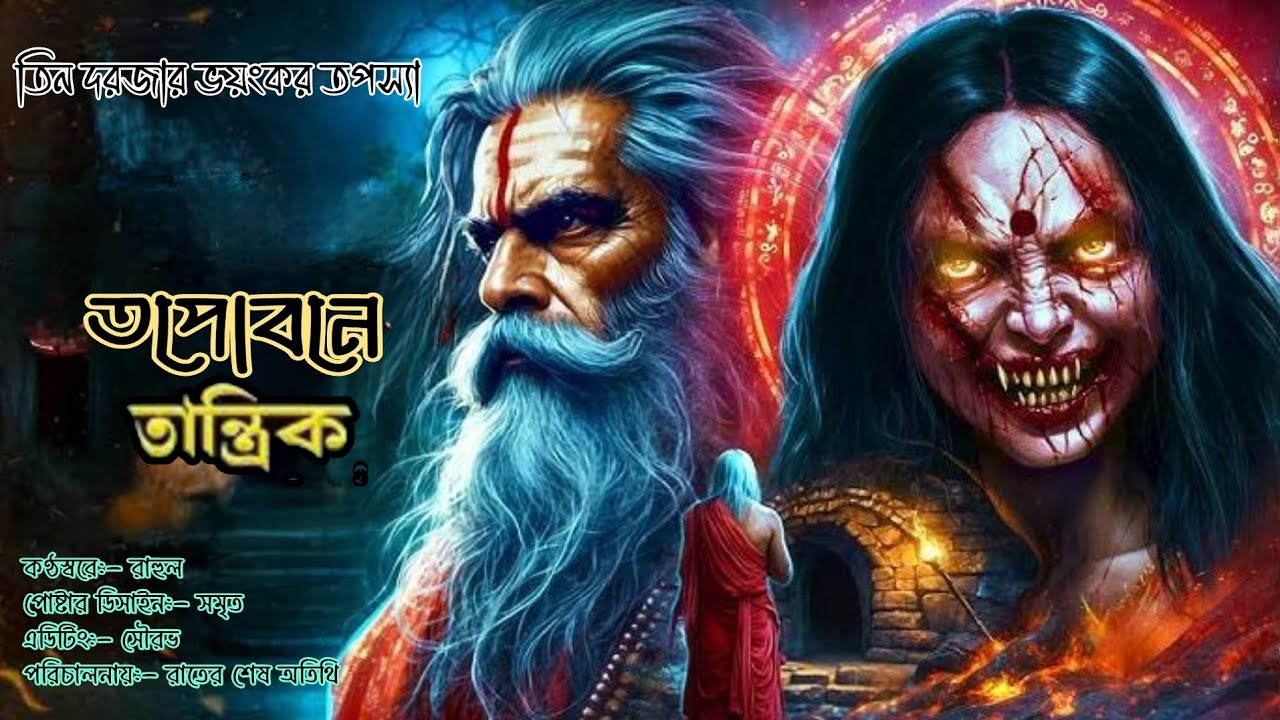 তপোবনে তান্ত্রিক | Bengali Horror Story | তিনটি দরজা, এক আত্মা, আর এক ভয়ংকর সত্য | Raater Ses Otithi