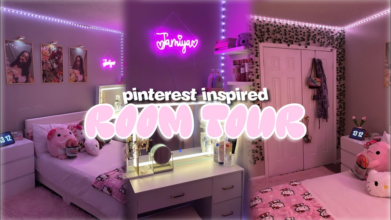 MY PINTEREST INSPIRIED ROOM TOUR ♡ | details + links included