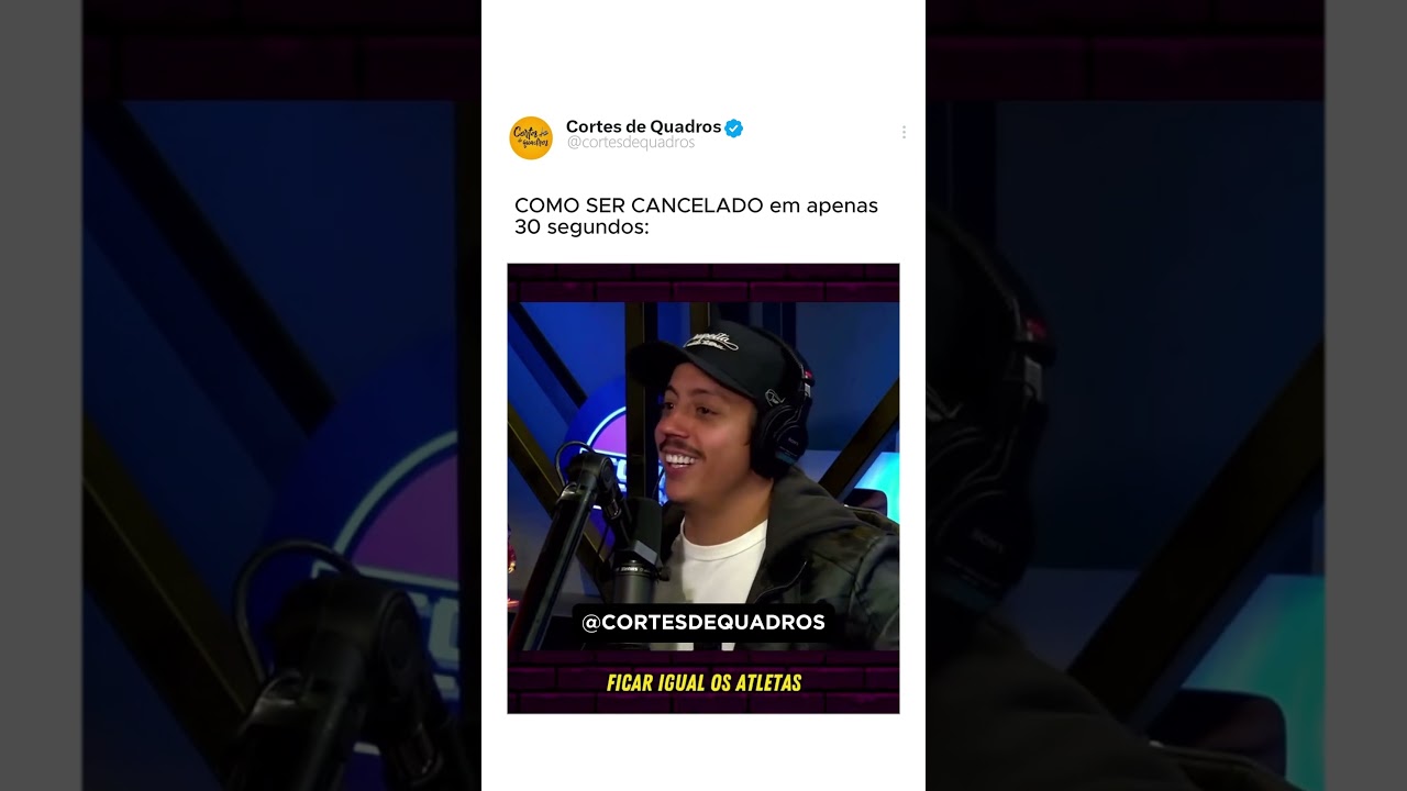 VICTOR SARRO FOI CANCELADO