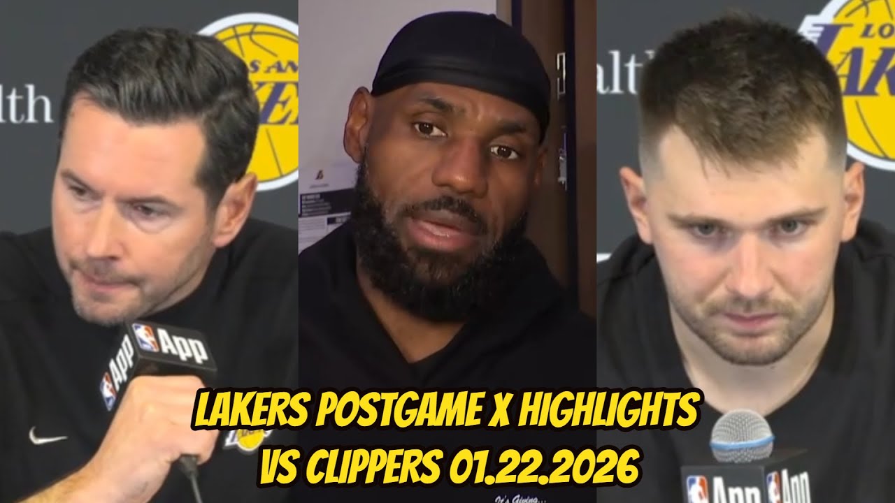 Lakers vs Clippers | Postgame Interviews x Highlights: January 22, 2026
