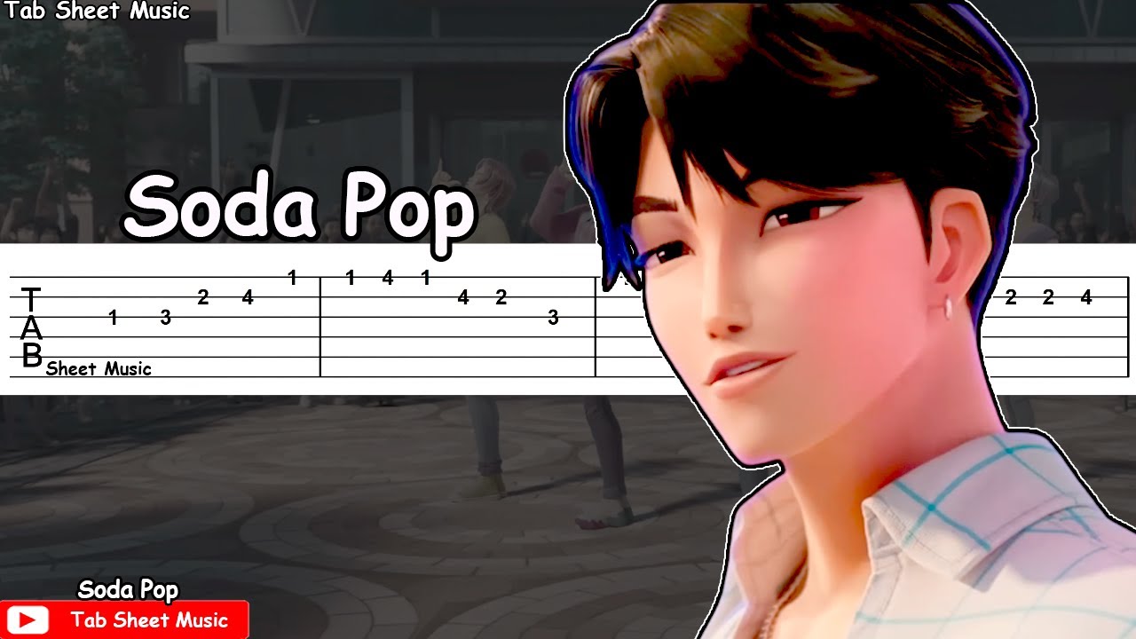 Kpop Demon Hunters - Soda Pop (Saja Boys) Guitar Tutorial
